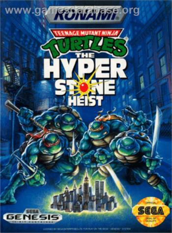 Cover Teenage Mutant Ninja Turtles - The Hyperstone Heist for Genesis - Mega Drive